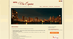 Desktop Screenshot of hotel-viaespana.com